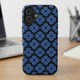 Blue Geometric Clover MagSafe® Phone Case  thumbnail 6