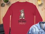 Proud Pit Bull Mom Long Sleeve Tee thumbnail 6