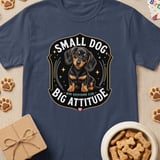 Mini Dachshund Attitude Club Tee thumbnail 2
