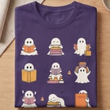 Cozy Reading Ghosts Tee thumbnail 7