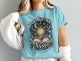 Let Your Light Shine In This Classroom Shirt, Teacher Appreciation Tee, Back To School Gift For Educators, Inspirational Book Apple Pencil thumbnail 11