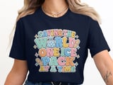 School Nurse T-Shirt: World Ice Pack Design, Retro Font, Medical Humor thumbnail 7