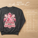 Faux Patchwork Stitched With Strength Tee thumbnail 22