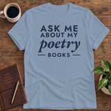 Ask Me About My Poetry Books Softstyle Tee thumbnail 7