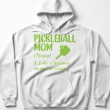 Pickleball Gildan Fleece Hoodie, Pickleball Mom (Noun) 1. Like a Normal Mom but Cooler, Court Pullover thumbnail 7