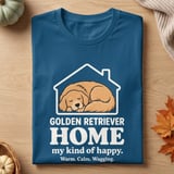 Golden Retriever Home Tee thumbnail 7