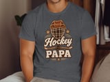 Hockey Papa Tee or Sweatshirt thumbnail 6