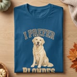 I Prefer Blondes Dog Tee thumbnail 7