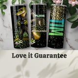 20oz Skinny Tumbler with Straw, Gamer Tumbler, Crocodile Gaming Cup, Video Game Gift for Boys and Teens thumbnail 9
