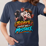 Content Was A Mistake Parker the Possum Tee thumbnail 7