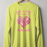 Pickleball Sport-Tek Long Sleeve Tee, Just A Girl Who Loves Pickleball, Sun Shield Shirt thumbnail 9