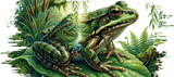 Frog Tumbler Wrap Design, 40oz Tumbler Wrap PNG, Nature Frog Sublimation Design, Digital Download for Tumbler thumbnail 13