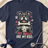 Pit Bulls Are My Kids Tee | Pit Bull Mom Shirt | Pittie Lover Gift | Dog Mom Apparel thumbnail 18