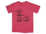 Ranch Gate Cowboy Hat T-Shirt thumbnail 3