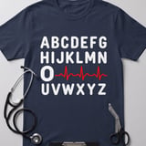 PQRST Heartbeat Alphabet Tee thumbnail 4