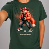 Fox Gamer Shirt for Boys, Funny Virtual Reality Gaming Tee, Kids Birthday Gift, Pixo League by Farron House thumbnail 15