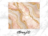 20 oz Skinny Tumbler Wrap, Pink Marble Gold Veins Sublimation Design, Straight Tapered Tumbler Wrap png, Digital Download thumbnail 3
