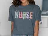 Surgery Nurse Pastel Graphic T-Shirt thumbnail 11