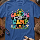 Groovy Grandma Camping Crew 2026 T-Shirt thumbnail 5
