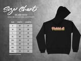 Pickleball Gildan Fleece Hoodie, Pickleball Vintage 70s Rainbow Layered Script, Warm Court Pullover thumbnail 12