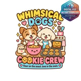 Whimsical Dogs Cookie Crew Mug Design thumbnail 2