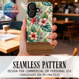 Tropical Hibiscus Floral Digital Download thumbnail 2