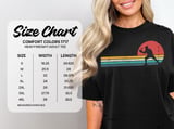Pickleball Comfort Colors Shirt, Retro Sunset Player Silhouette, Vintage Graphic Tee thumbnail 14