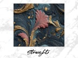 20 oz Tumbler Wrap Sublimation Design, Abstract Floral Tumbler, Straight and Tapered Wrap png, Digital Download, Ornate Tumbler Design thumbnail 3