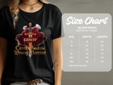 Cancer fighting t-shirt, Warrior T-Shirt, Sword design, Cancer picked wrong warrior, Fighter Gift, Survivor shirt, Gift for Warrior thumbnail 3