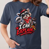 I Can Explain Raccoon Tee thumbnail 11