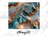 20 oz Skinny Tumbler Wrap Sublimation Design, Blue Gold Agate Straight and Tapered Wrap png, Digital Tumbler, Instant Download thumbnail 3