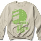 Pickleball Gildan Crewneck Sweatshirt, Paddle Up Butter, Cup, Court Warm Up thumbnail 6