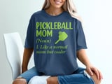 Pickleball Comfort Colors Shirt, Pickleball Mom Like A Normal Mom But Cooler, Vintage Graphic Tee thumbnail 4