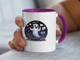 Halloween Mug, Spooktok Ghost Mug, Funny Halloween Mug, Spooky Mug, TikTok Ghost, Halloween Gift, Cute Ghost Mug, Fall Mug, Trendy Mug thumbnail 5
