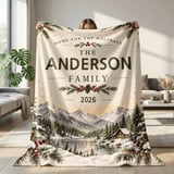 Home for the Holidays Family Blanket thumbnail 1