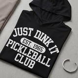 Pickleball Sport-Tek Performance Hood, Just Dink It Est. 1965 Pickleball Club Graphic, Lightweight Hoodie thumbnail 7