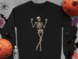 Dancing Martini Skeleton Print thumbnail 8