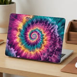Cosmic Tie Dye Spiral MacBook Case thumbnail 2
