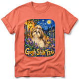 Gogh Shih Tzu ~ Comfort Colors Premium Tee thumbnail 4
