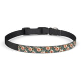 Peach Rose Floral Pet Bandana thumbnail 4