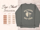 Male Teacher Coach Shirt, Half Teacher Half Coach Sweatshirt, PE Teacher Gift for Him, Retro Coach Hoodie, High School Athletic Teacher thumbnail 19