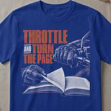 Throttle And Turn The Page Tee thumbnail 6