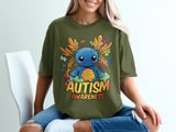 Autism Awareness Axolotl Graphic Tee thumbnail 2