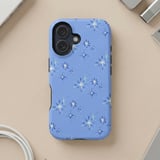Blue Sparkle Stars MagSafe® Phone Case thumbnail 5