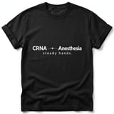 CRNA Anesthesia Steady Hands Tee thumbnail 3