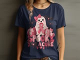 Faux Patchwork Spooky For A Cure Tee thumbnail 14