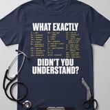 Medical Abbreviations Humor Tee thumbnail 4