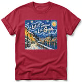 Let It Snow, Let Gogh ~ Comfort Colors Premium Tee thumbnail 2