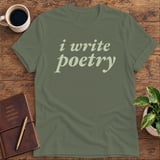 I Write Poetry Softstyle Tee thumbnail 8