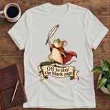 Off to Slay the Blank Page Softstyle Tee thumbnail 6